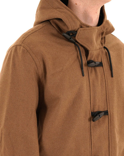 Hübscher grüner Randolph-Dufflecoat, hellbraun