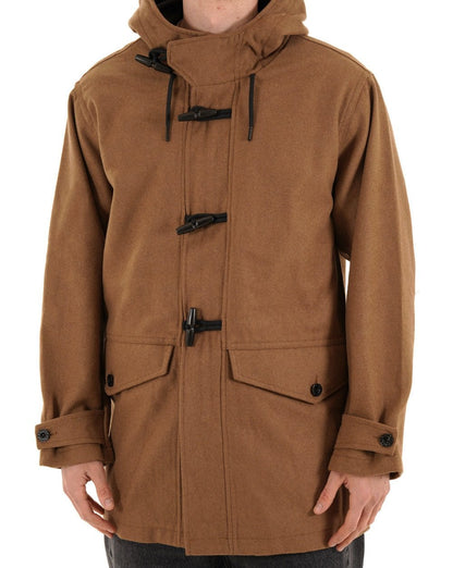 Hübscher grüner Randolph-Dufflecoat, hellbraun