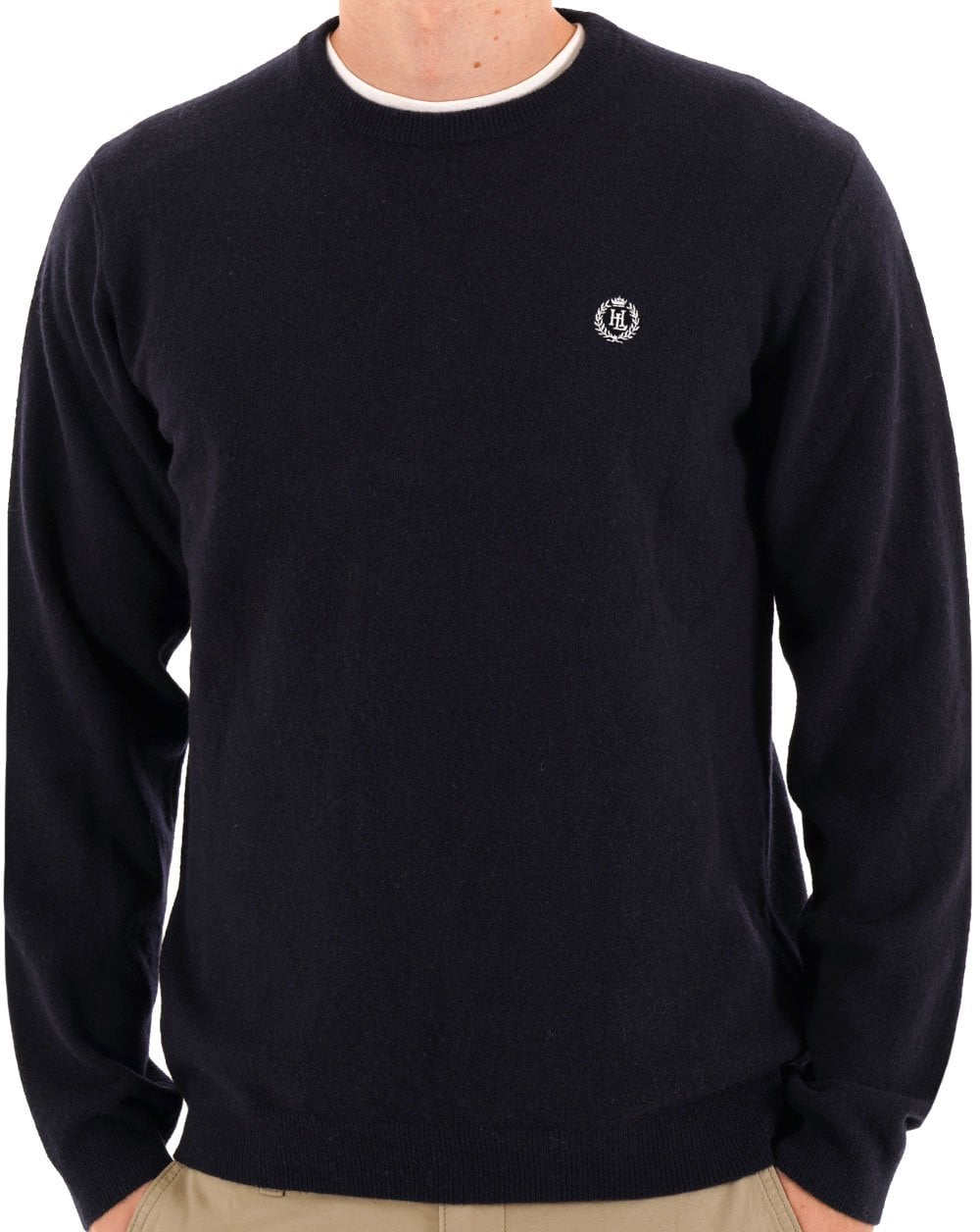 Henri Lloyd Teddington Rundhals-Strickpullover Dunkelblau