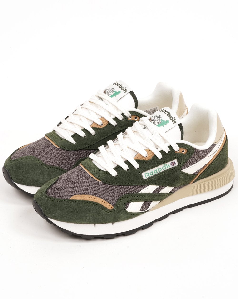 Reebok Classic Nylon 89 Sneaker Grit Green/Trek Grey/Chalk