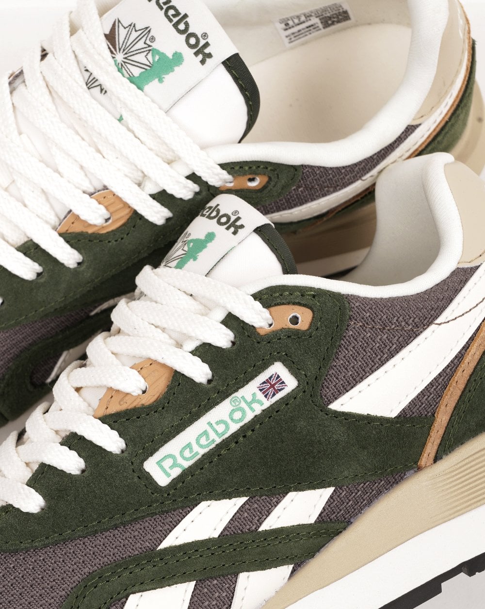 Reebok Classic Nylon 89 Sneaker Grit Green/Trek Grey/Chalk