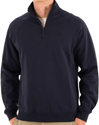 Henri Lloyd Kinsale Viertelreißverschluss-Sweatshirt, Marineblau