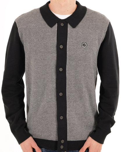 Pretty Green Roxy Strickshirt Schwarz
