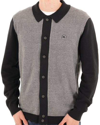 Pretty Green Roxy Strickshirt Schwarz