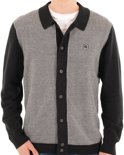 Pretty Green Roxy Strickshirt Schwarz