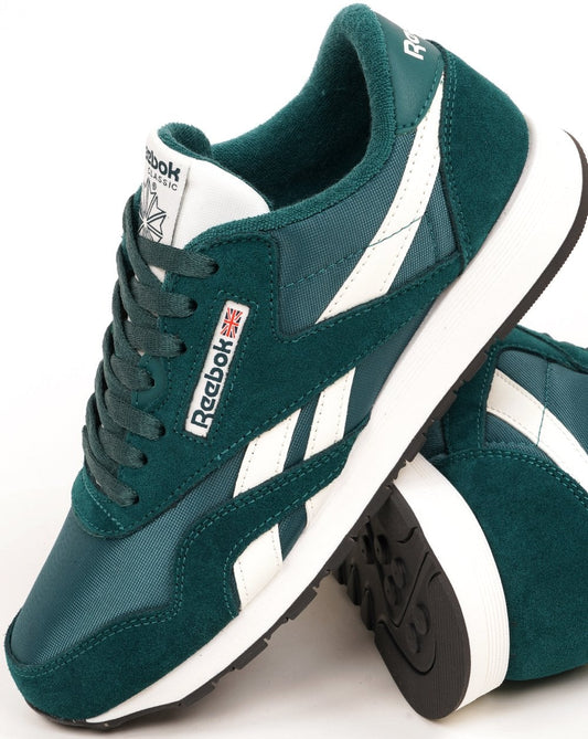 Reebok Classic Nylon Sneaker Retro Teal Chalk