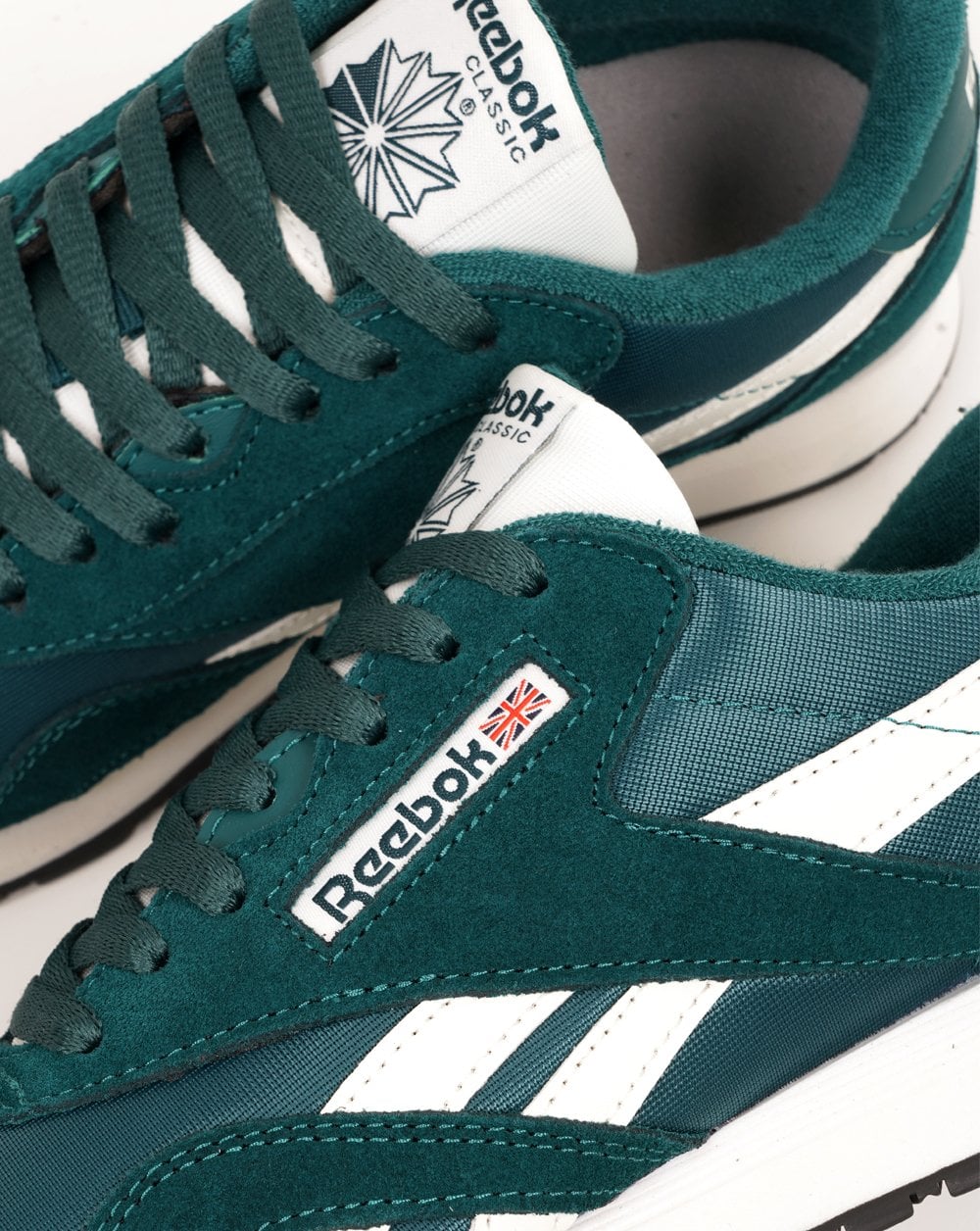 Reebok Classic Nylon Sneaker Retro Teal Chalk