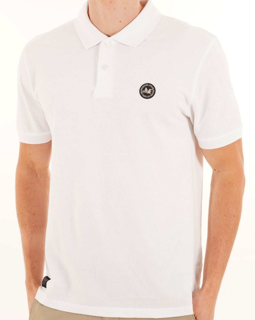 Peaceful Hooligan Cash Polo Weiß