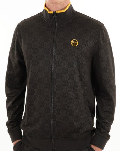 Sergio Tacchini Santoro Trainingsoberteil Schwarz