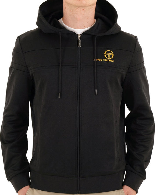 Sergio Tacchini Masters Hood Schwarz Gold