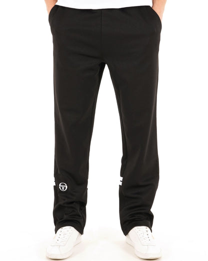 Sergio Tacchini Trainingshose mit Reißverschluss unten Schwarz/Weiß