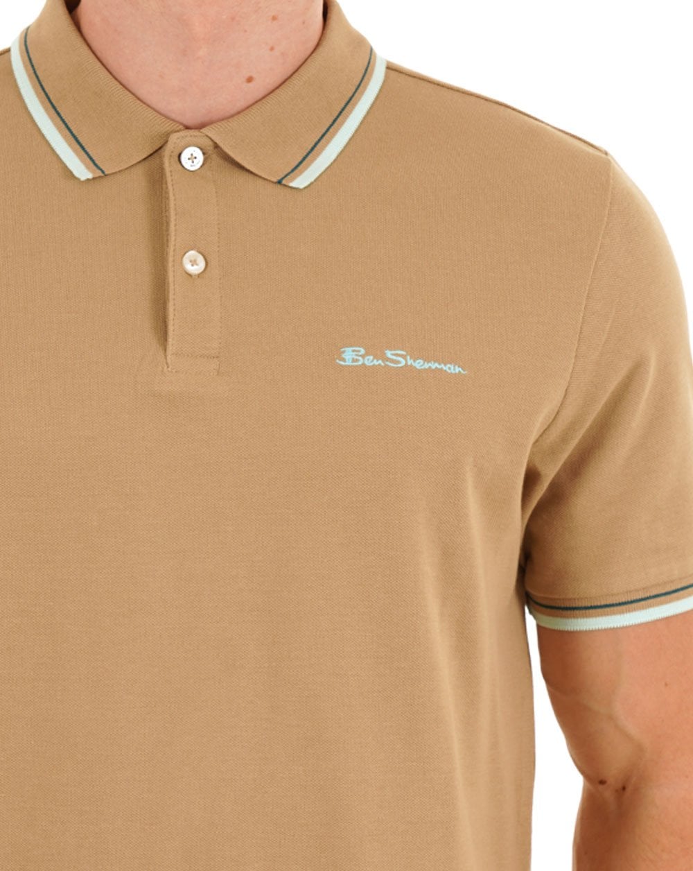 Ben Sherman Signature Piqué Polo Sand