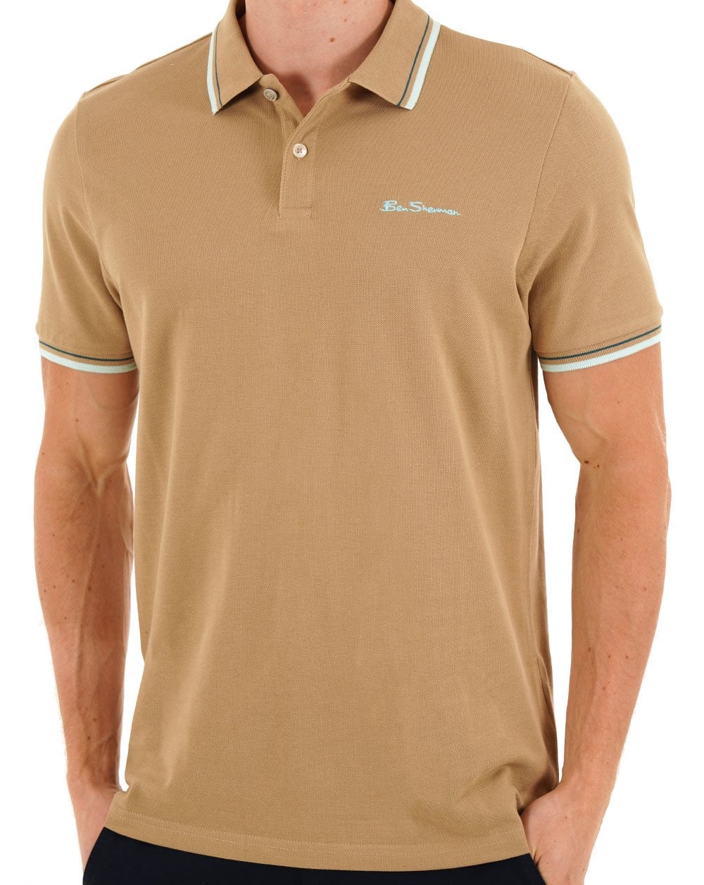 Ben Sherman Signature Piqué Polo Sand