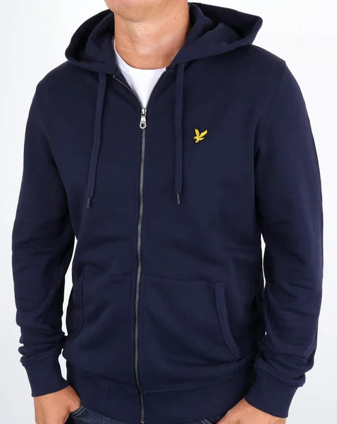 Lyle And Scott Lyle & Scott Zip Through Hoodie Navy