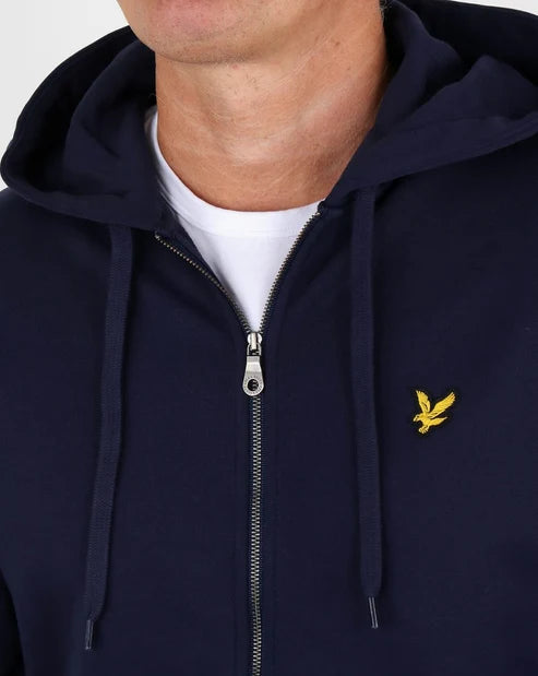 Lyle And Scott Lyle & Scott Zip Through Hoodie Navy