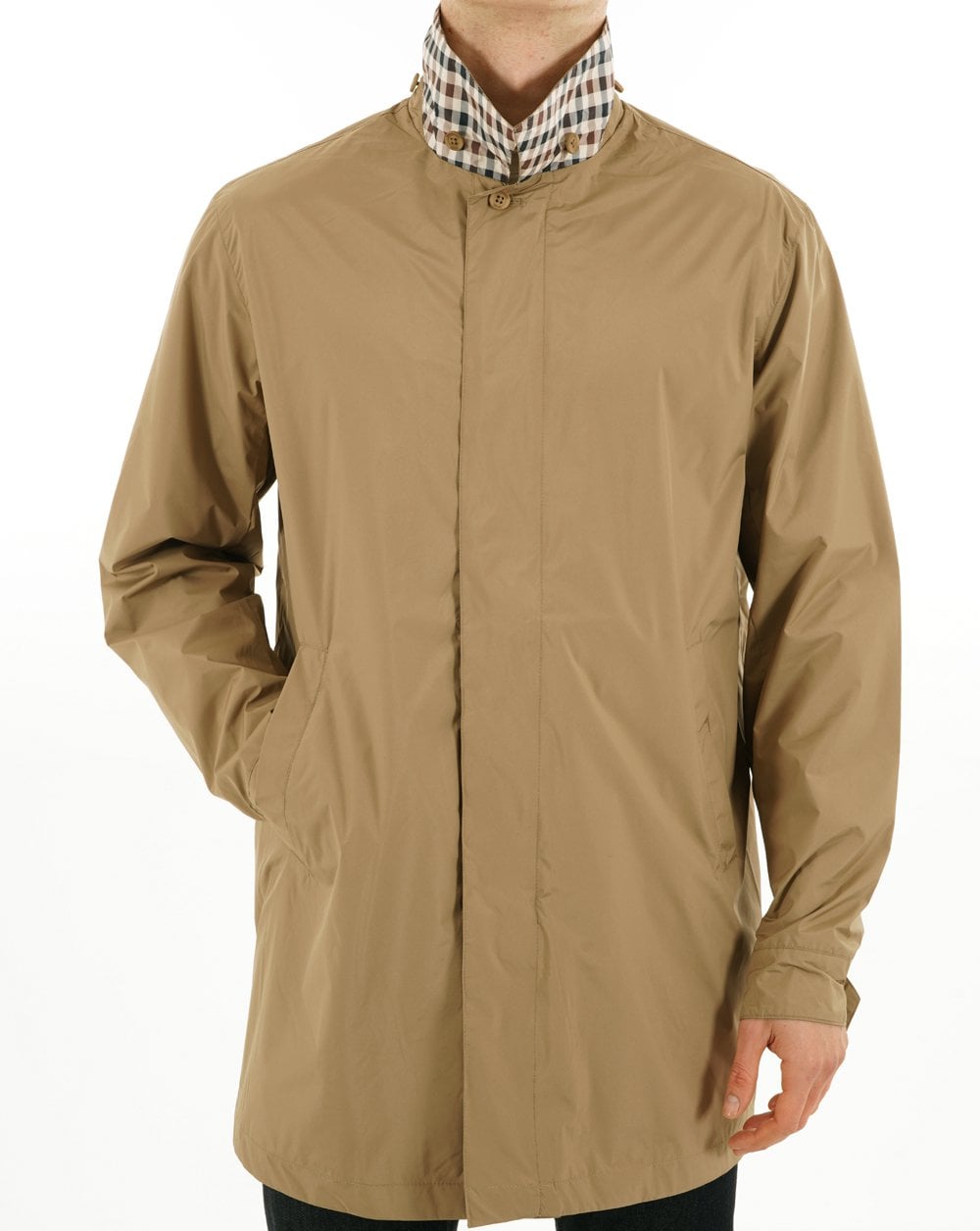 Aquascutum Packbarer Trenchcoat Khaki