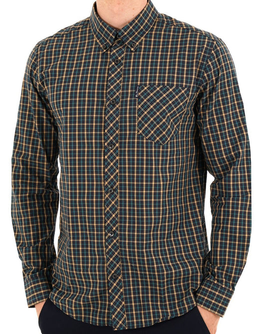 Ben Sherman Ben Sherman Signature House Check Hemd Türkis