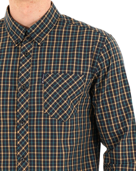 Ben Sherman Ben Sherman Signature House Check Hemd Türkis