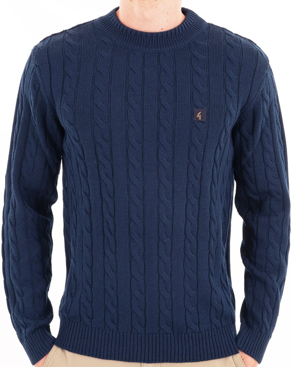 Gabicci Vintage Temor Zopfmusterstrick Marineblau