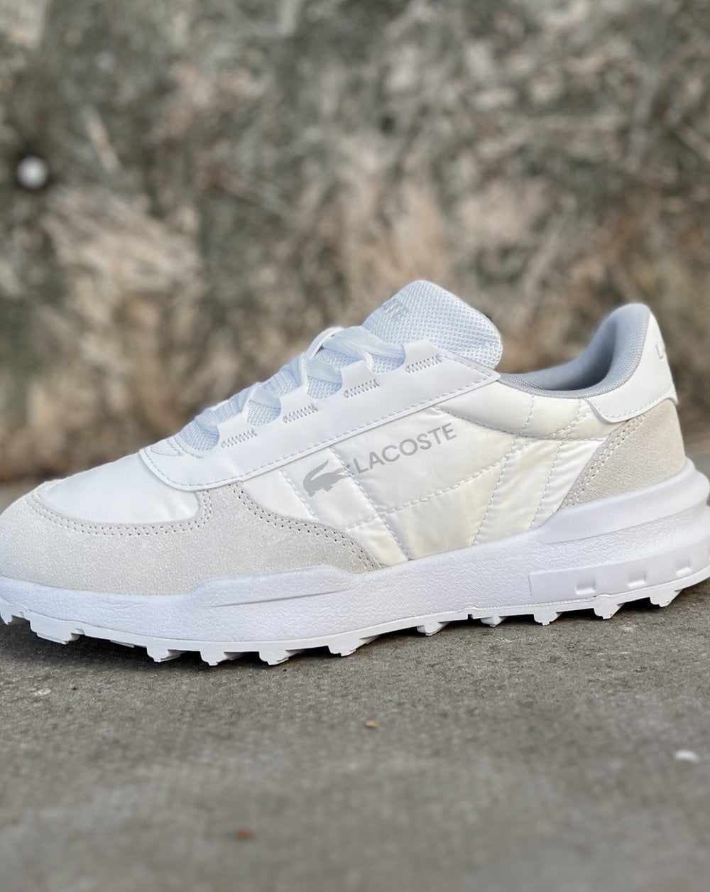 Lacoste Elite Active Evo Sneaker Weiß Hellgrau