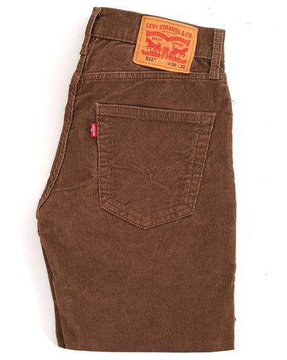 Levi's 511 Slim Fit Cordhose, braun