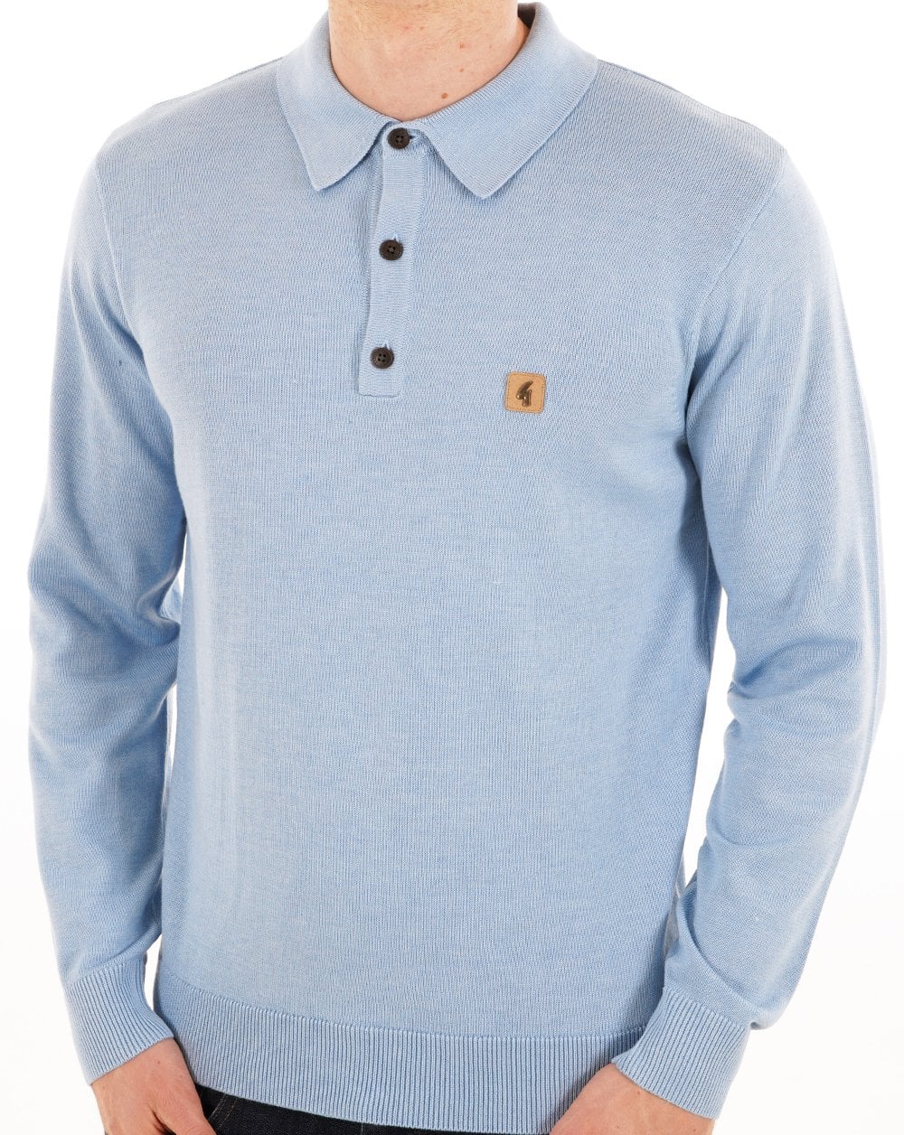 Gabicci Vintage Francesco Strickpolo Sky Ice