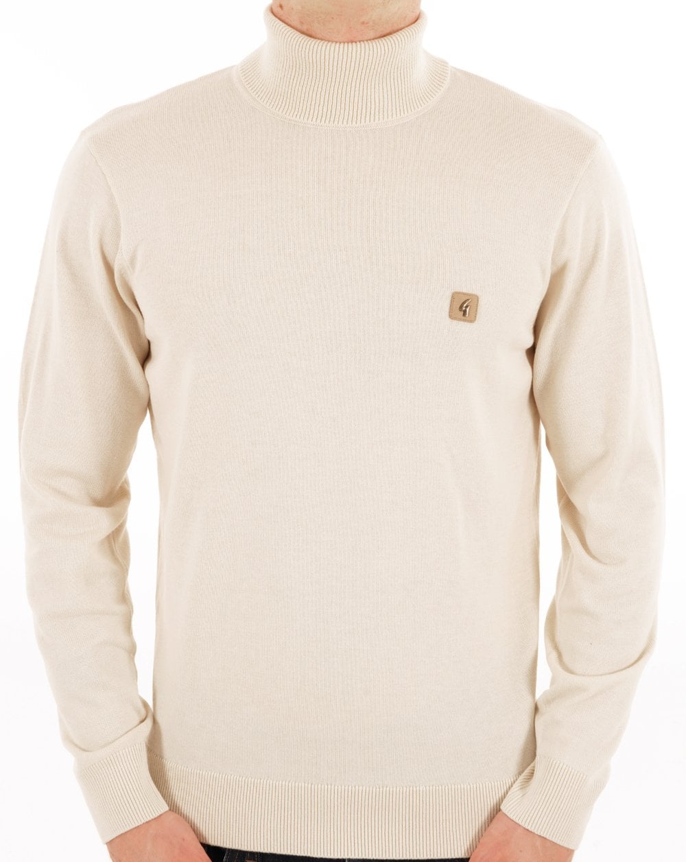 Gabicci Vintage Ricardo Rollkragenpullover Creme