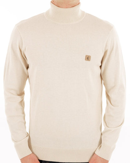 Gabicci Vintage Ricardo Rollkragenpullover Creme