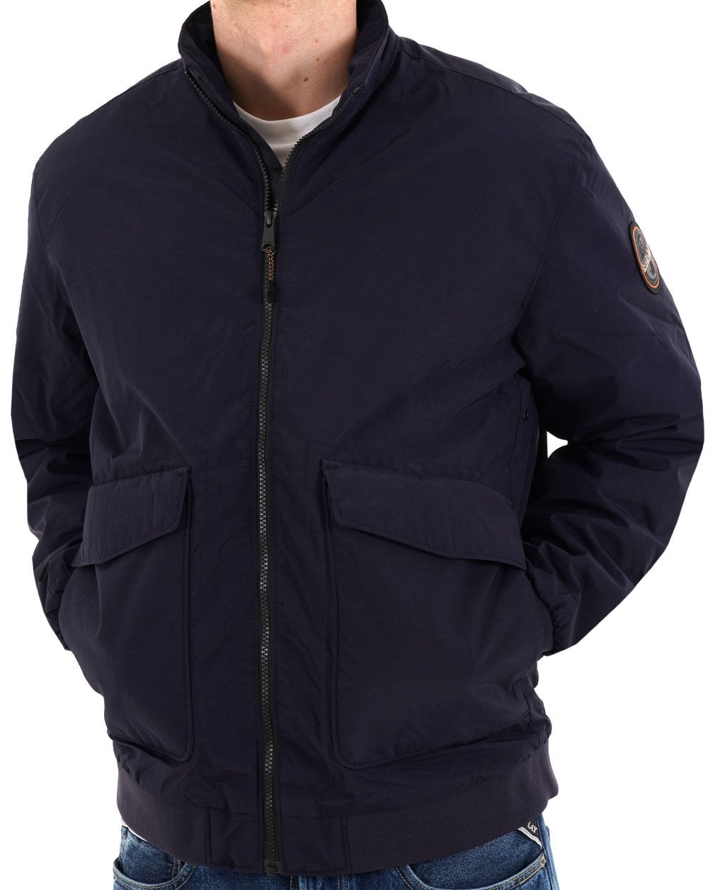 Napapijri Giovi Winter Kurzjacke Blau Marine