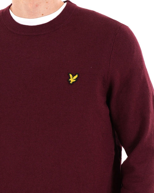 Lyle And Scott Lyle & Scott Baumwoll-Merino-Pullover mit Rundhalsausschnitt