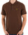 Lyle & Scott Plain Polo Shirt Bottle Brown