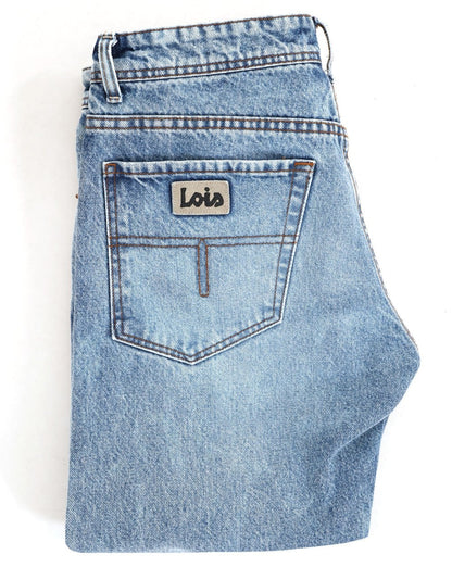 Lois Marvin Classic Straight Leg Jeans, helle Waschung