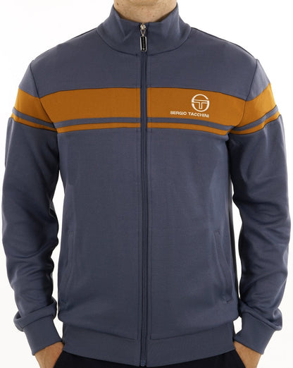 Sergio Tacchini Masters Track Top Vintage Indigo / Spice