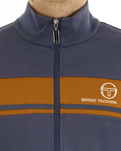 Sergio Tacchini Masters Track Top Vintage Indigo / Spice