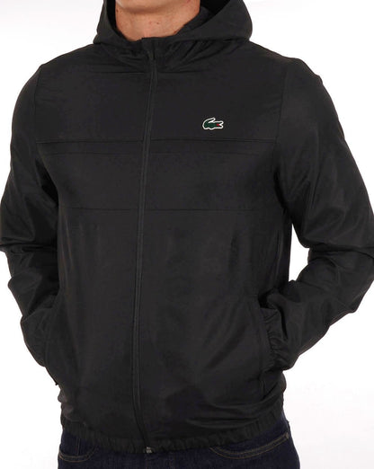 Lacoste Sport Kapuzenjacke Schwarz