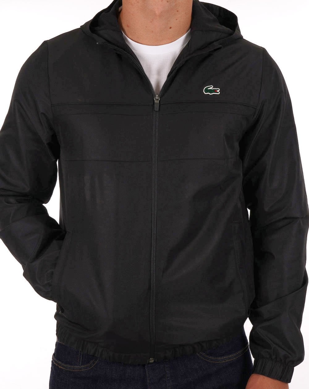 Lacoste Sport Kapuzenjacke Schwarz