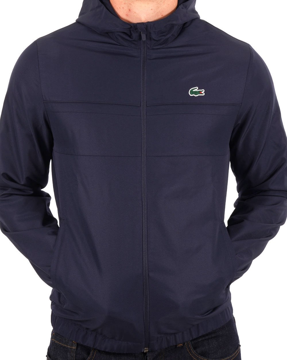 Lacoste Sport Kapuzenjacke Marineblau