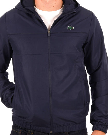Lacoste Sport Kapuzenjacke Marineblau