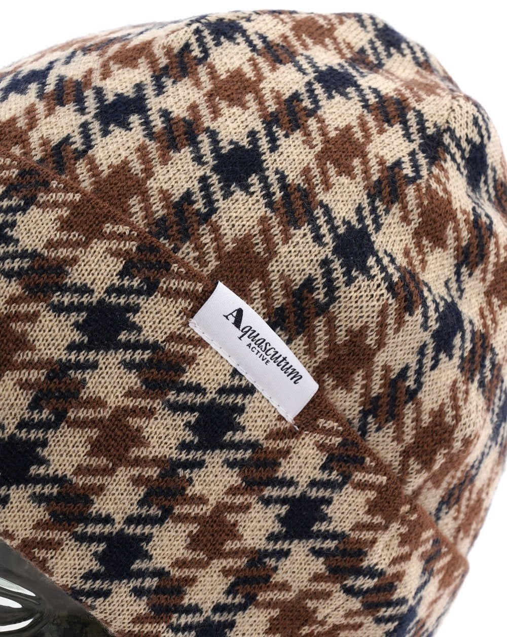 Aquascutum Iconic Beanie Club Check