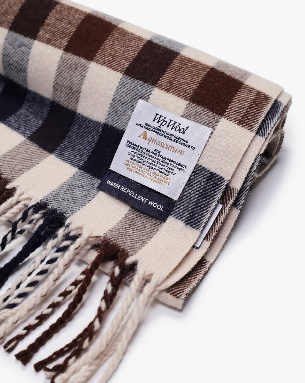 Aquascutum Club Check Schal Makro-Check