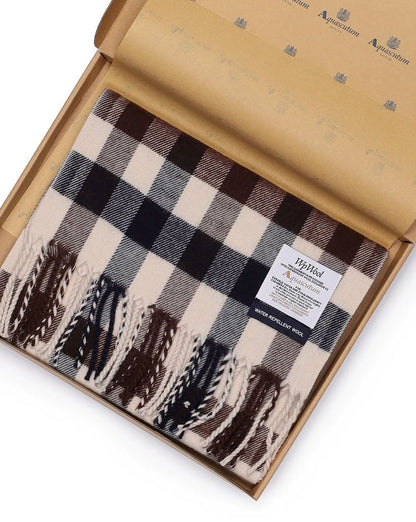 Aquascutum Club Check Schal Makro-Check