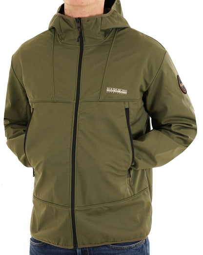 Napapijri Biois Softshelljacke Tea Leaf