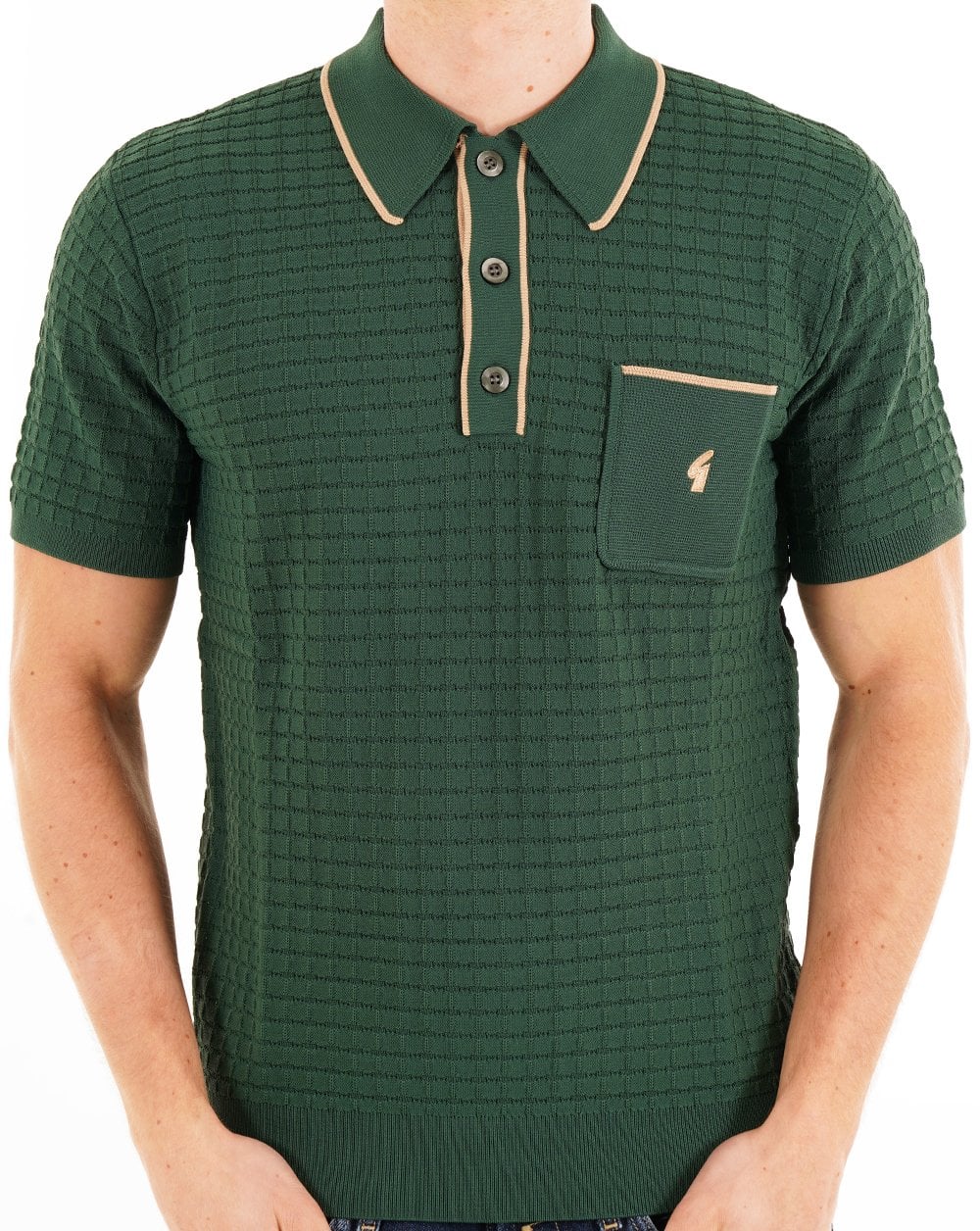 Gabicci Vintage Roy Archive Polo Grün