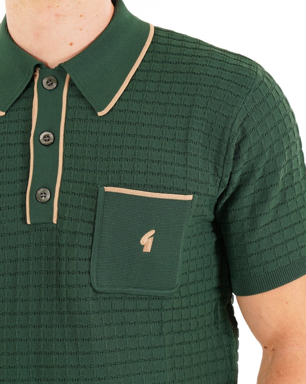 Gabicci Vintage Roy Archive Polo Grün