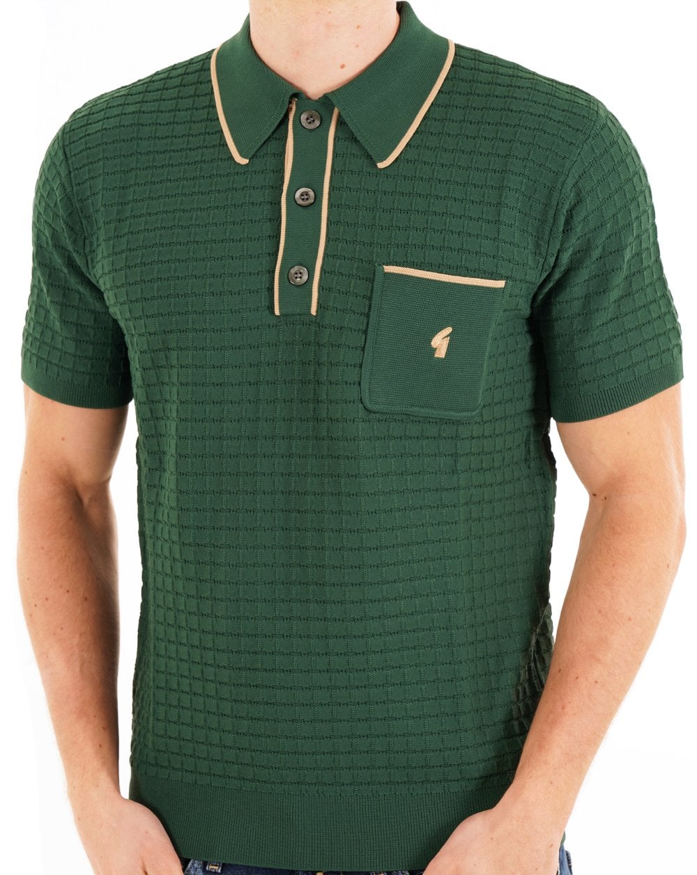Gabicci Vintage Roy Archive Polo Grün