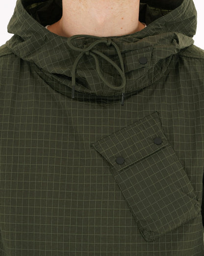 Weekend Offender Grohl Overhead-Jacke Dunkelgrün