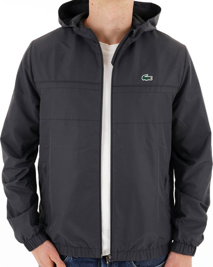 Lacoste Sport Kapuzenjacke Graphit