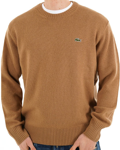 Lacoste Strickpullover aus Wolle, Farbe: Biscuit