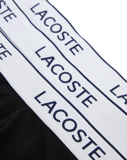 Lacoste Dreierpack Boxershorts Schwarz