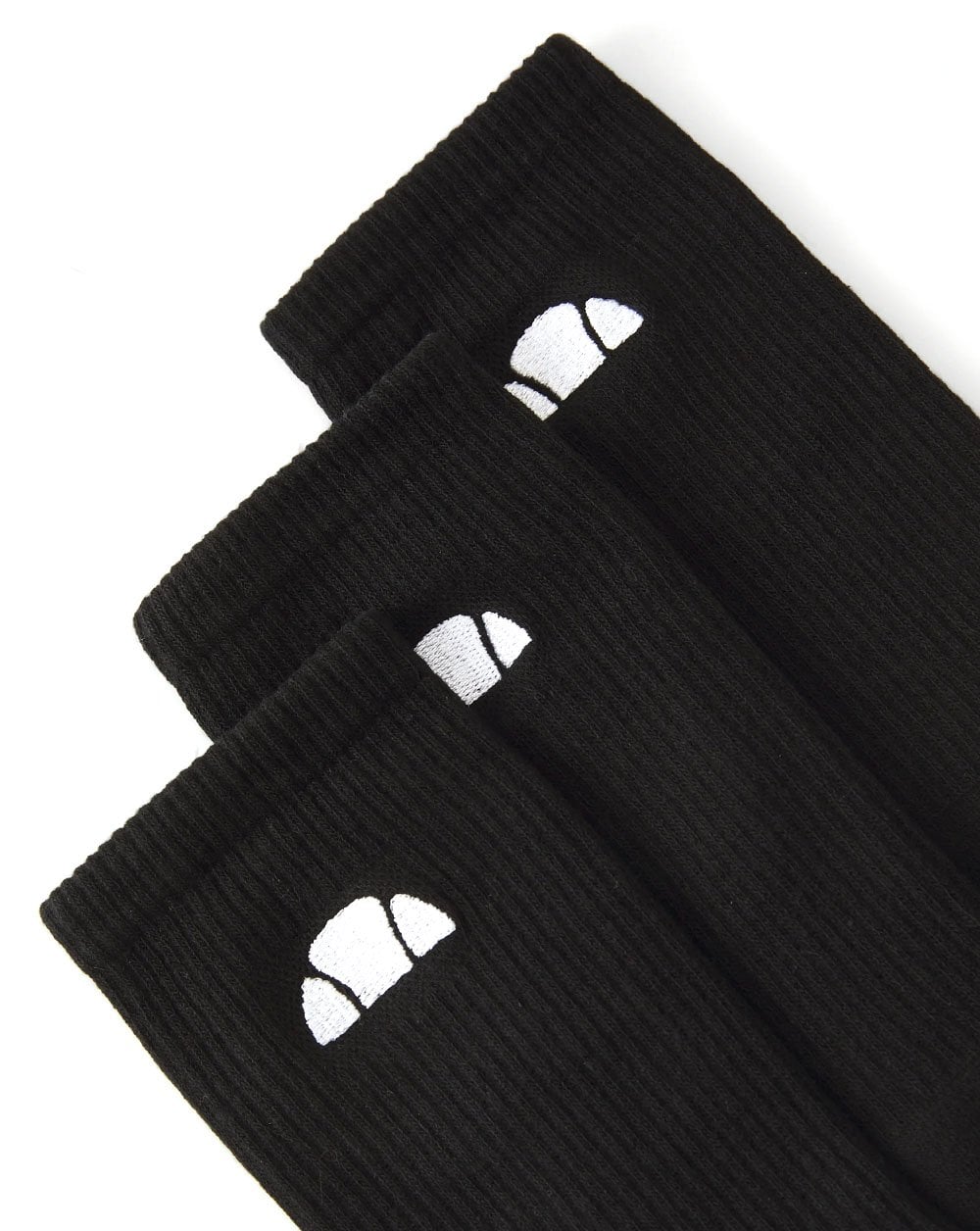 Ellesse Alacre Crew Socken, 3er-Pack, Schwarz